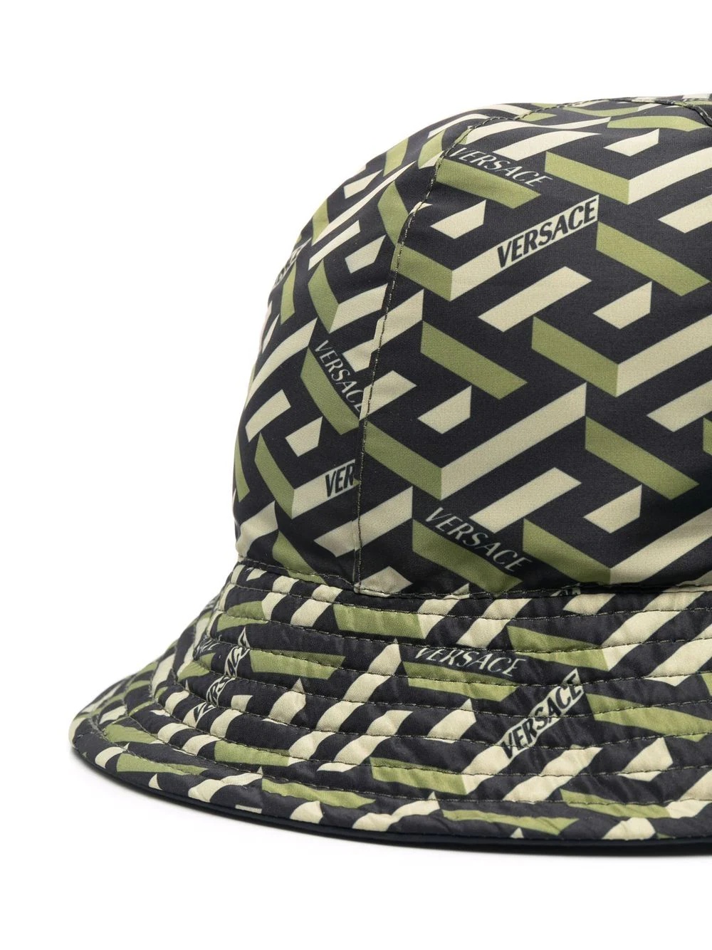 logo geometric bucket hat - 2