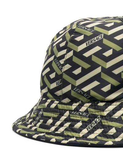 VERSACE logo geometric bucket hat outlook