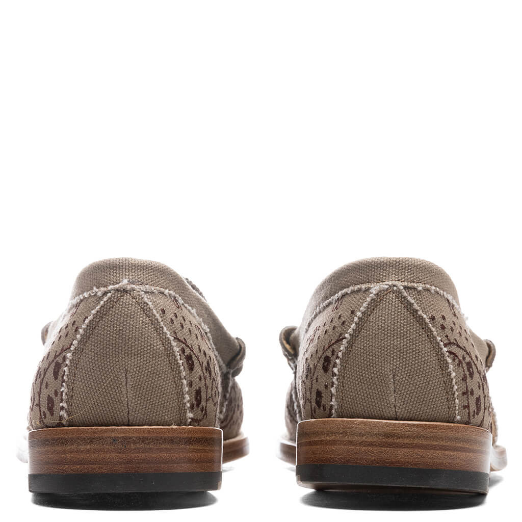 RHUDE BANDANA LOAFER - BROWN - 4