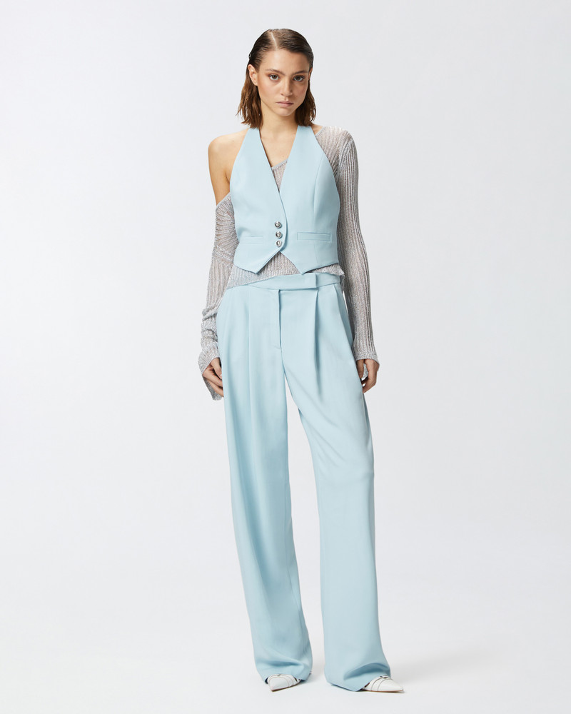 SHORT VEST IN TECHNICAL FABRIC WITH OPEN BACK 3