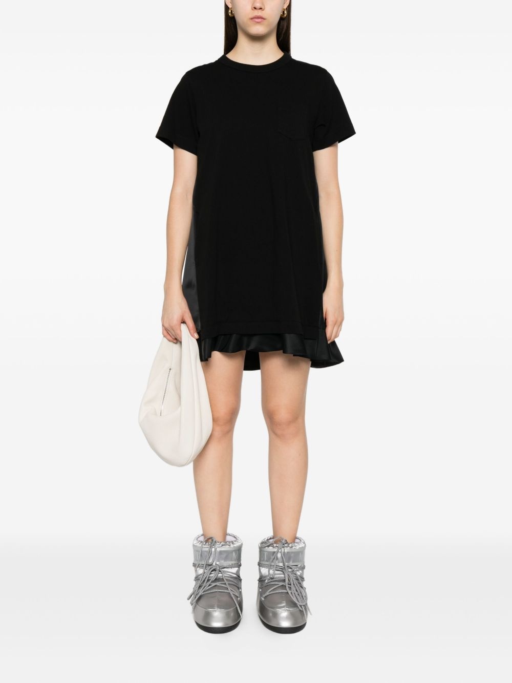 pocket ruffled mini day dress - 2