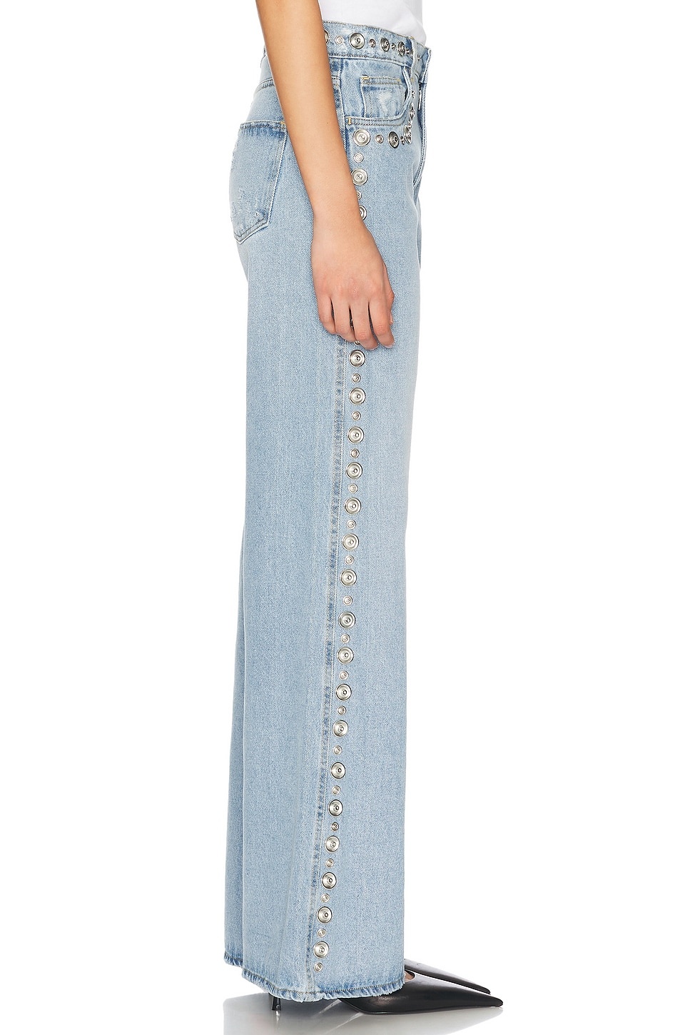 Studded Wide Leg - 3