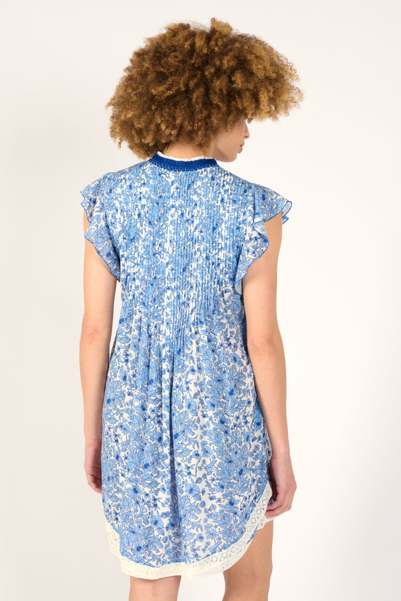 Mini Dress Sasha - Blue Aquaflora 5