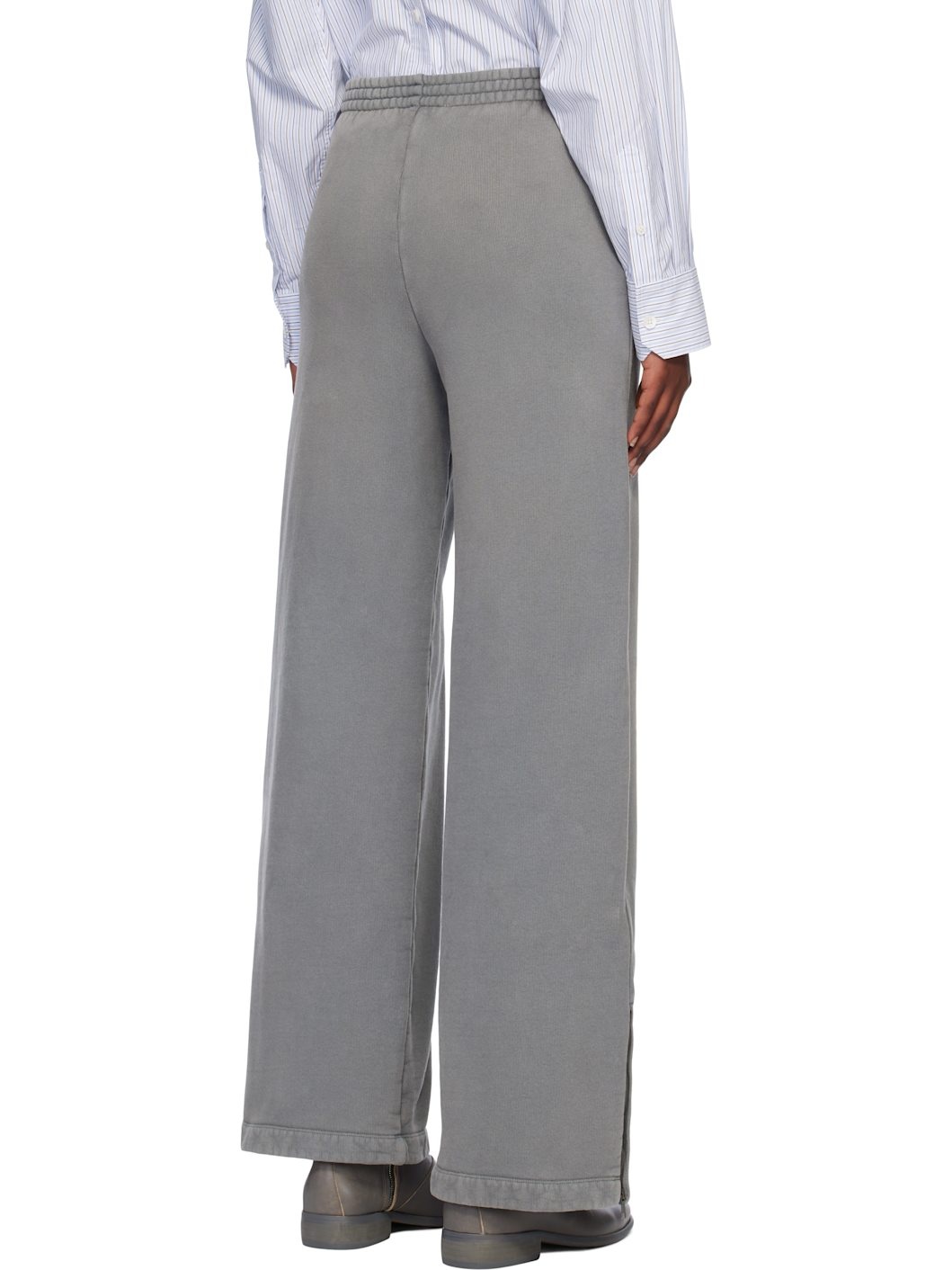 Gray Garment-Dyed Lounge Pants - 3