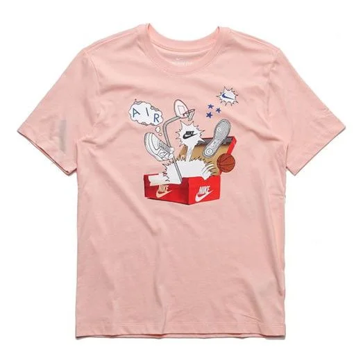 Nike AS M Nike Sportswear NSW Tee Shoe Printing Short Sleeve coral red CU6872-664 - 1