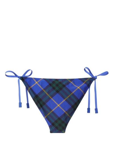 Burberry checked bikini briefs outlook