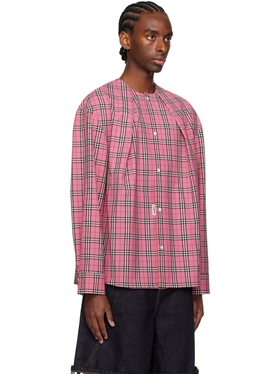 Pink Check Shirt - 2
