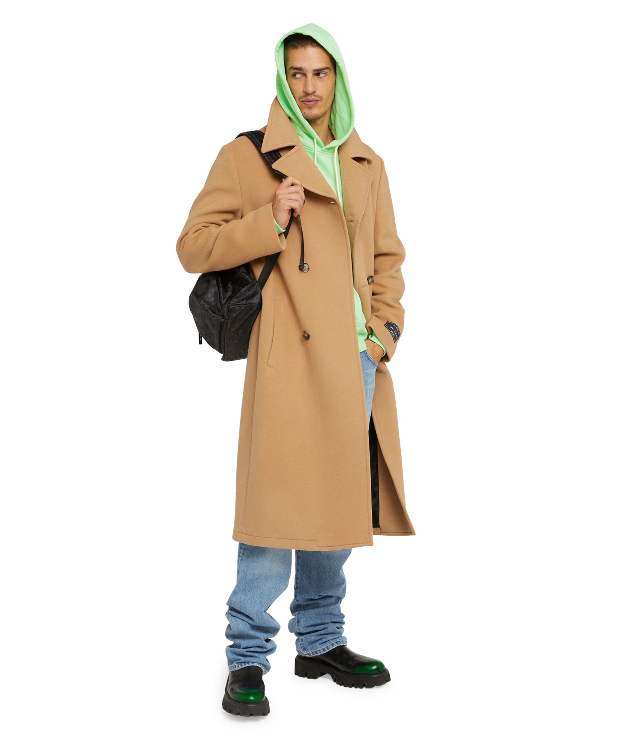 Organic cotton hooded sweatshirt from the MSGM Fantastic Green Capsule - 5