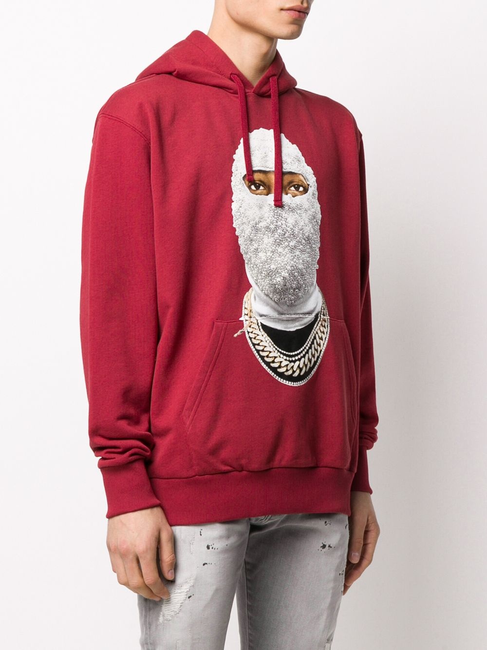 graphic print hoodie - 3