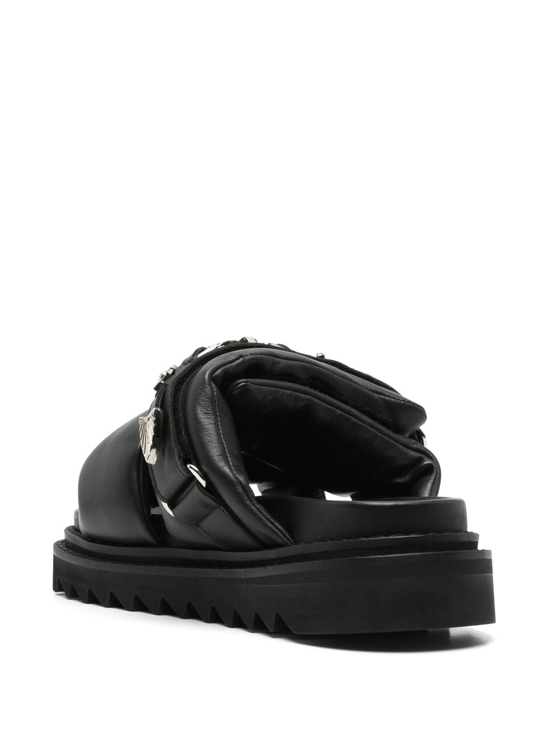 TOGA PULLA 40mm Leather Sandals outlook