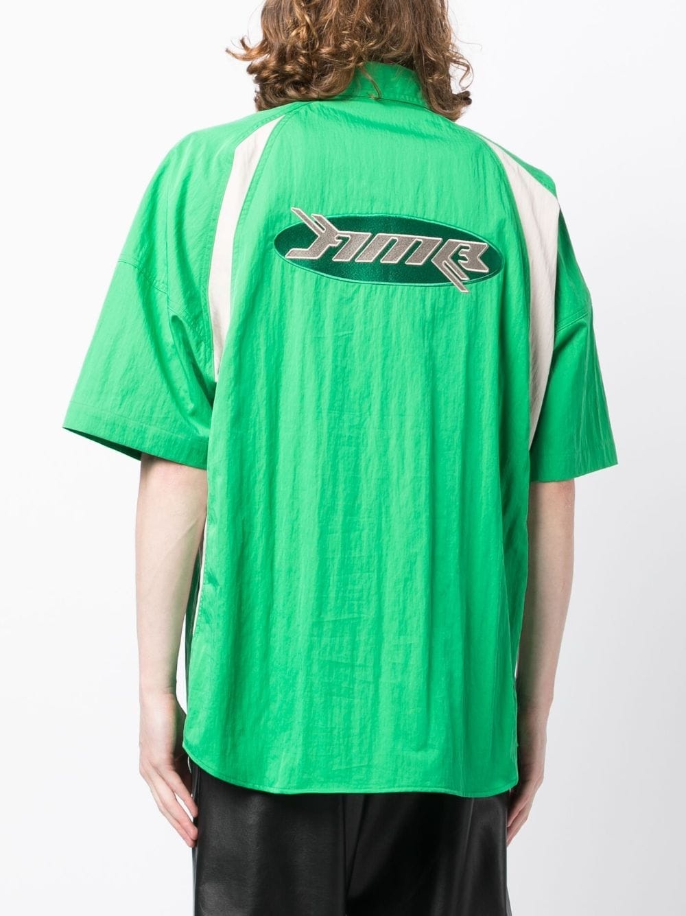 logo-patch dolman-sleeve shirt - 4