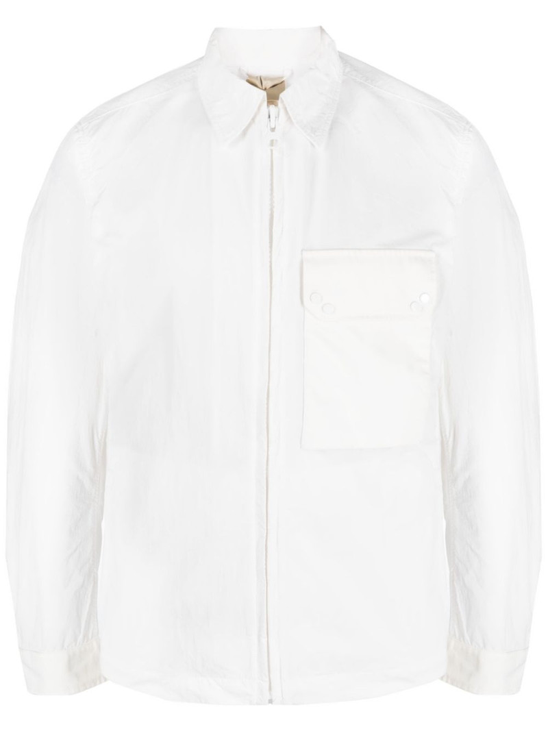 pocket zip-up shirt jacket 1