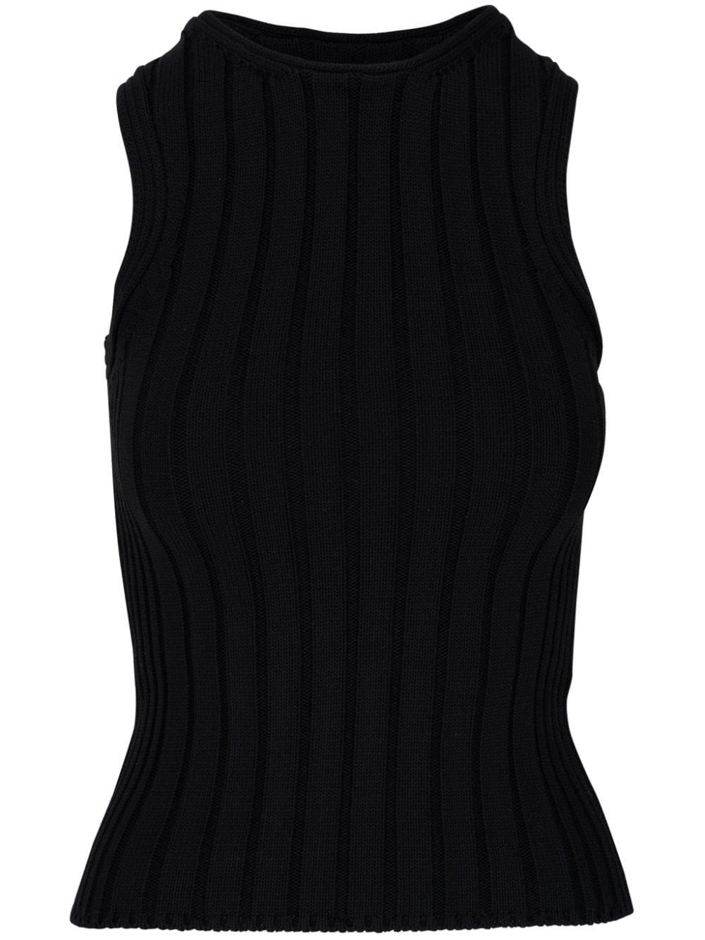 The Manu ribbed-knit tank top - 1