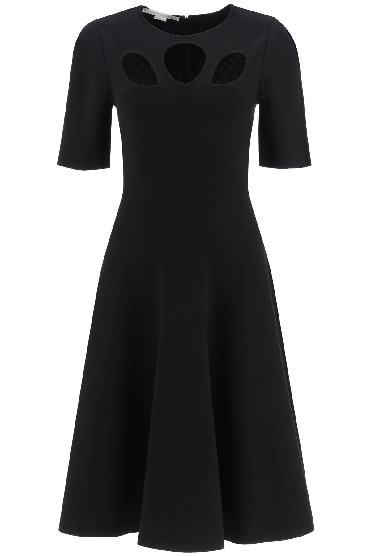 COMPACT KNIT MIDI DRESS - 1