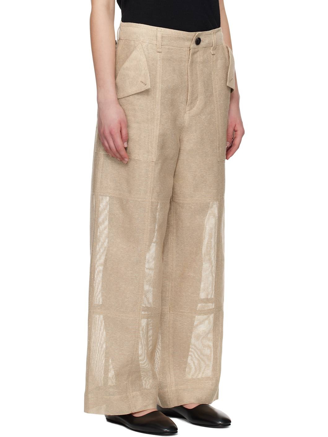 Beige Papyrus Trousers - 2