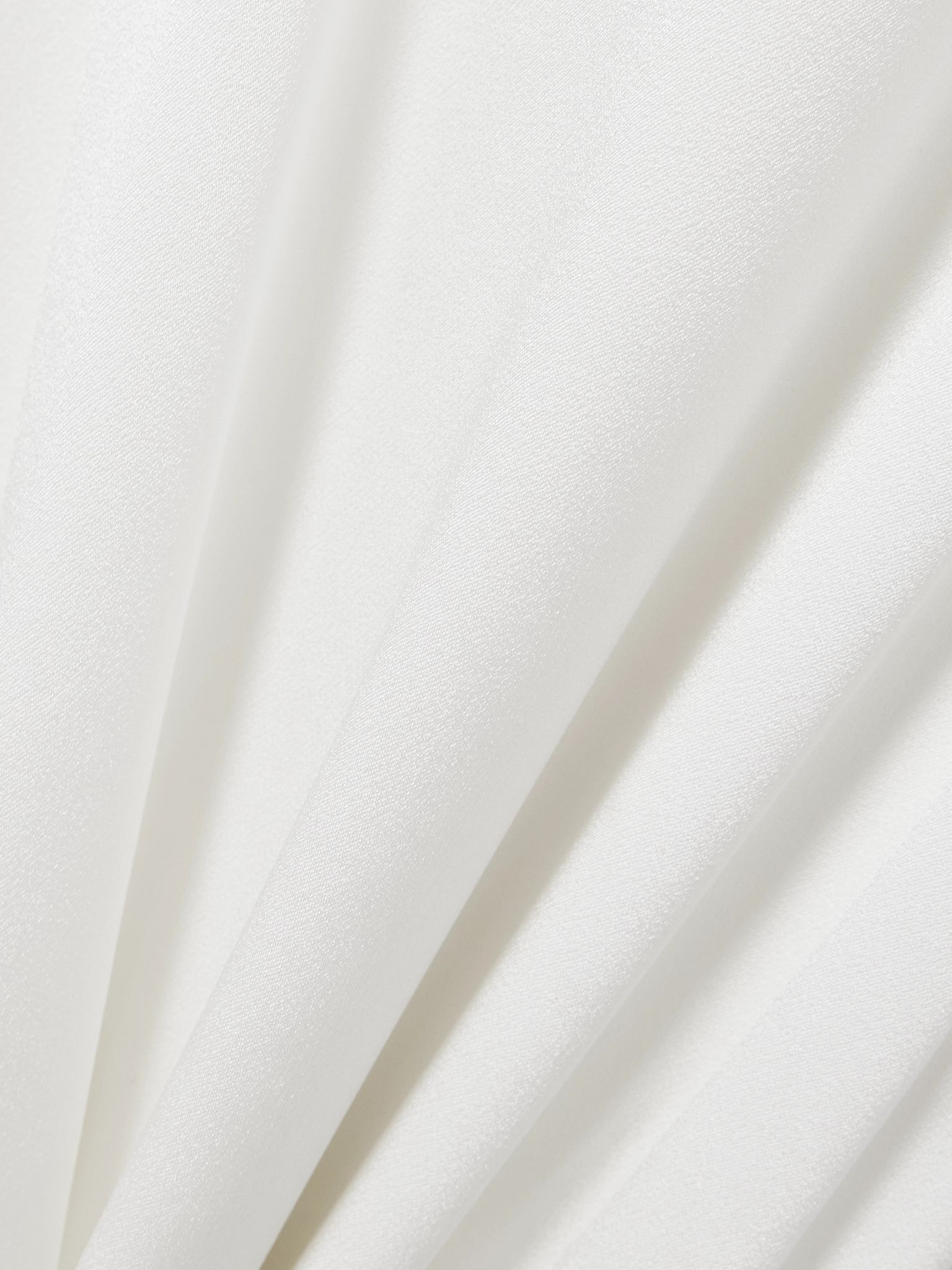 Satin-crepe gown White - 4
