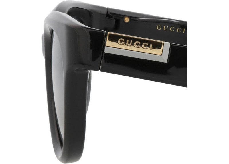 Gucci Round-Frame Injection Sunglasses Black Black Grey (GG1620S-30014934-001) 4