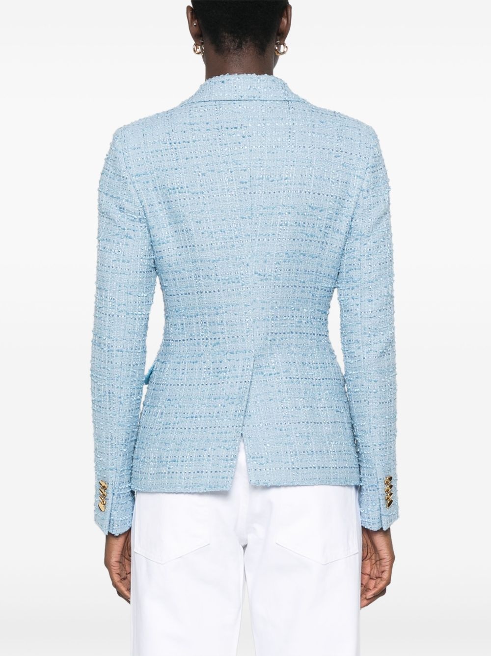 TAGLIATORE - Tagliatore Women Cotton Single-Breasted Jacket - 2