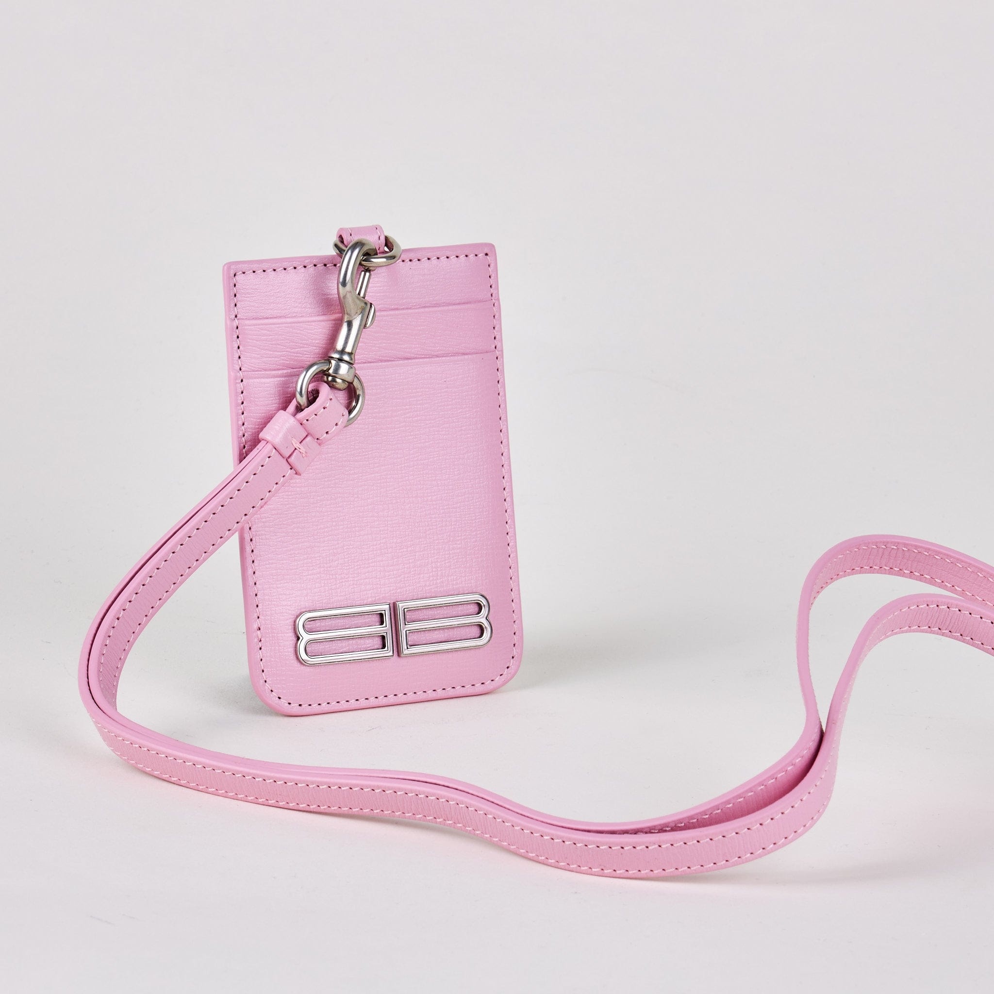 Balenciaga Women's Gossip Pink Card Holder - 3