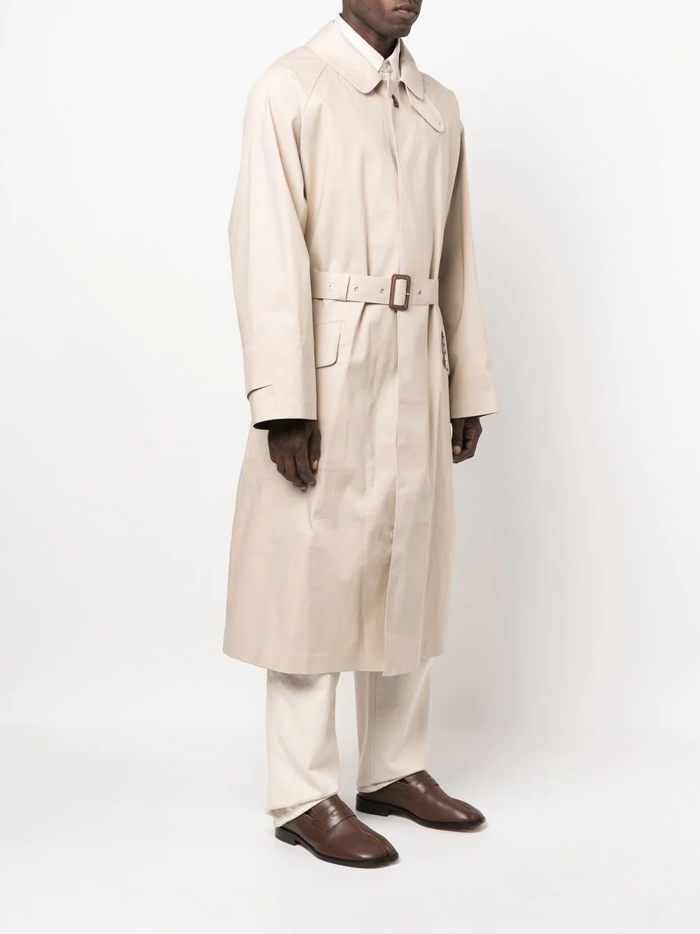 Oversized Iconic bonded cotton coat - 3