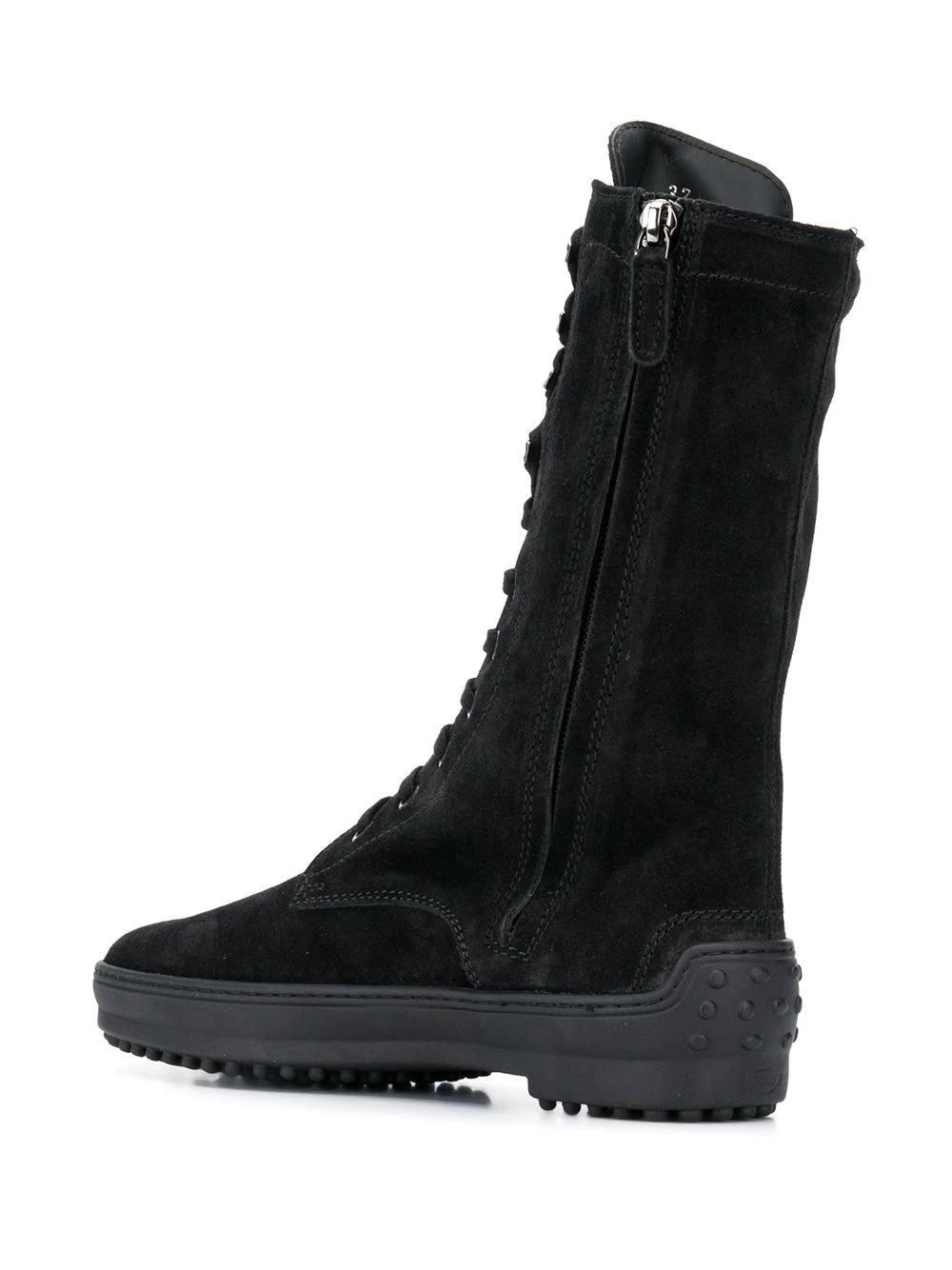 lace-up calf-length boots - 3