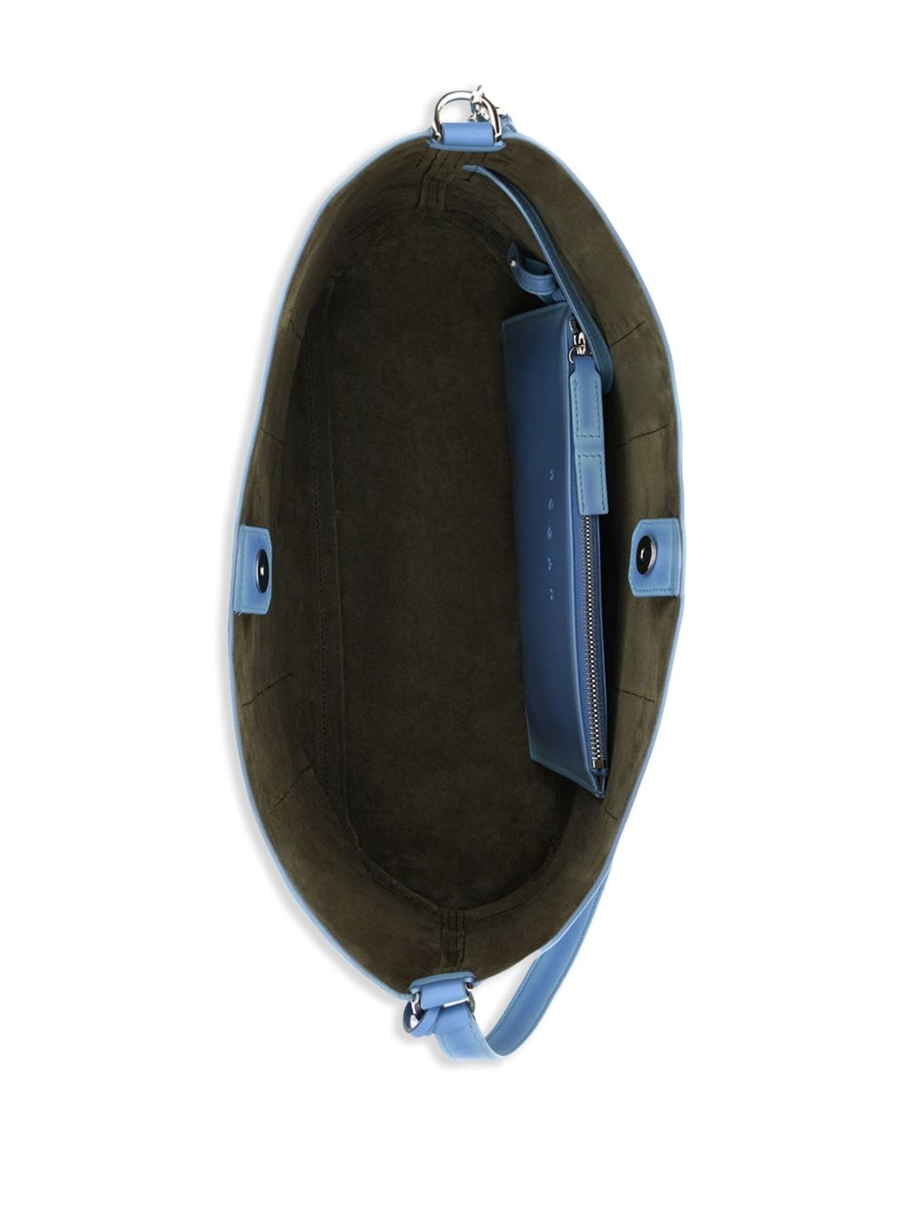 medium leather shoulder bag - 5