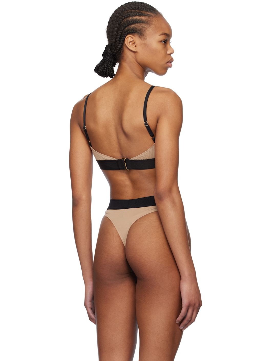 Beige Modal Signature Bra - 3