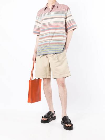 Paul Smith striped short-sleeved shirt outlook