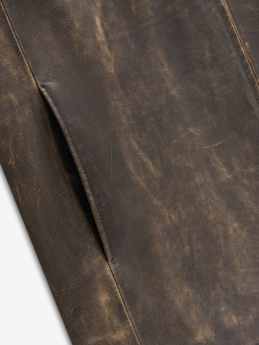 Vintage Leather Rider Jacket - 3