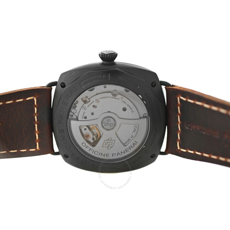 Pre-owned Panerai Radiomir Composite Black Seal 3 Days Brown Dial Men's Watch PAM00505 - 7