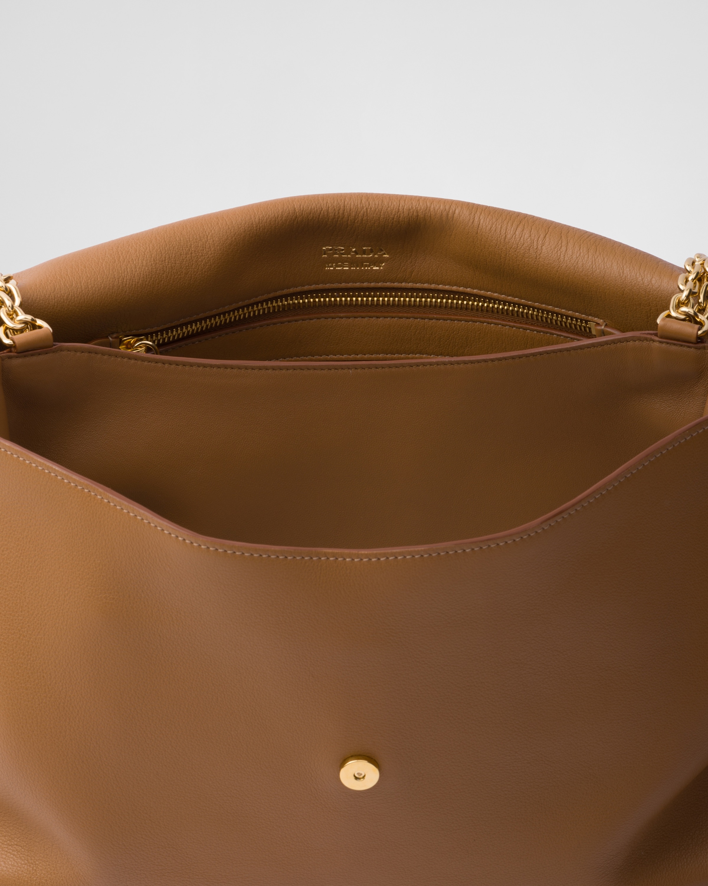 Large leather shoulder bag - 4