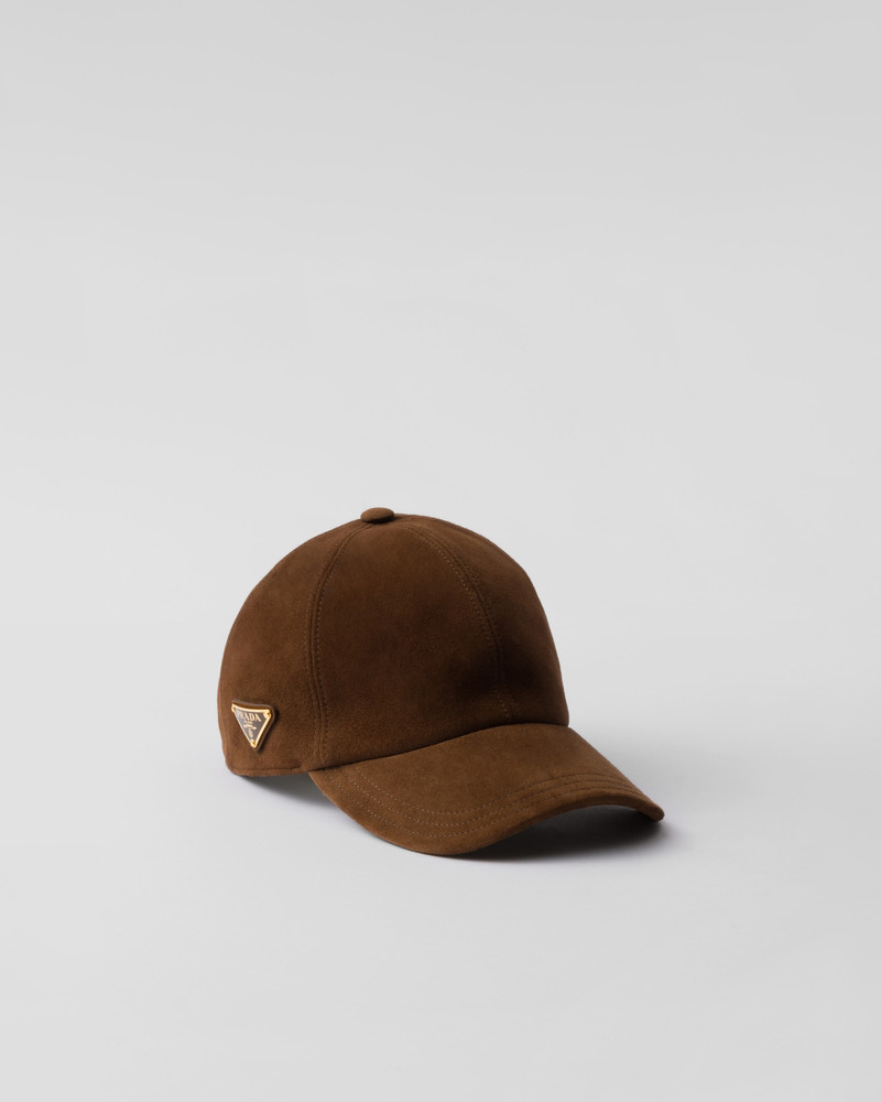 Suede baseball cap 1