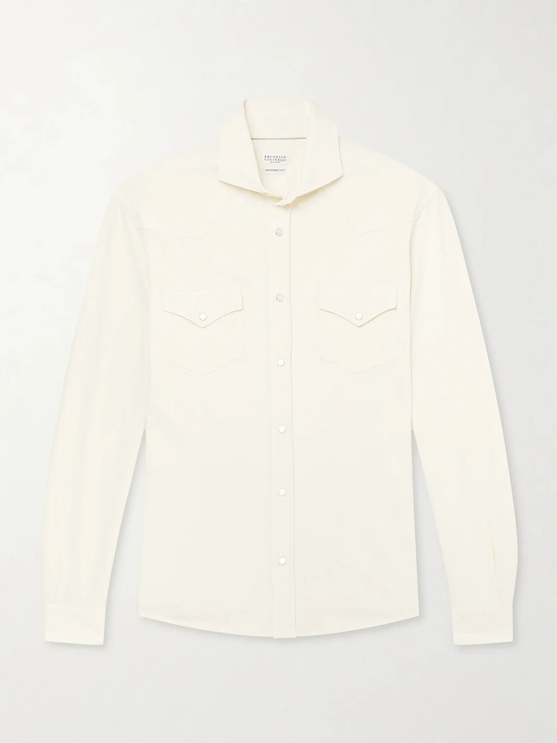 Honeycomb-Knit Cotton Shirt - 1