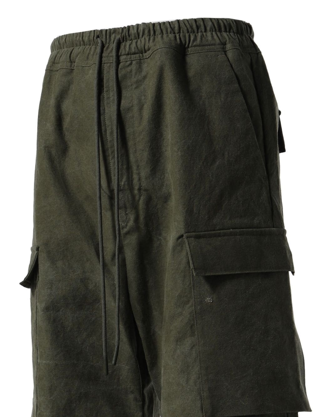 logo-embroidered cargo trousers - 4