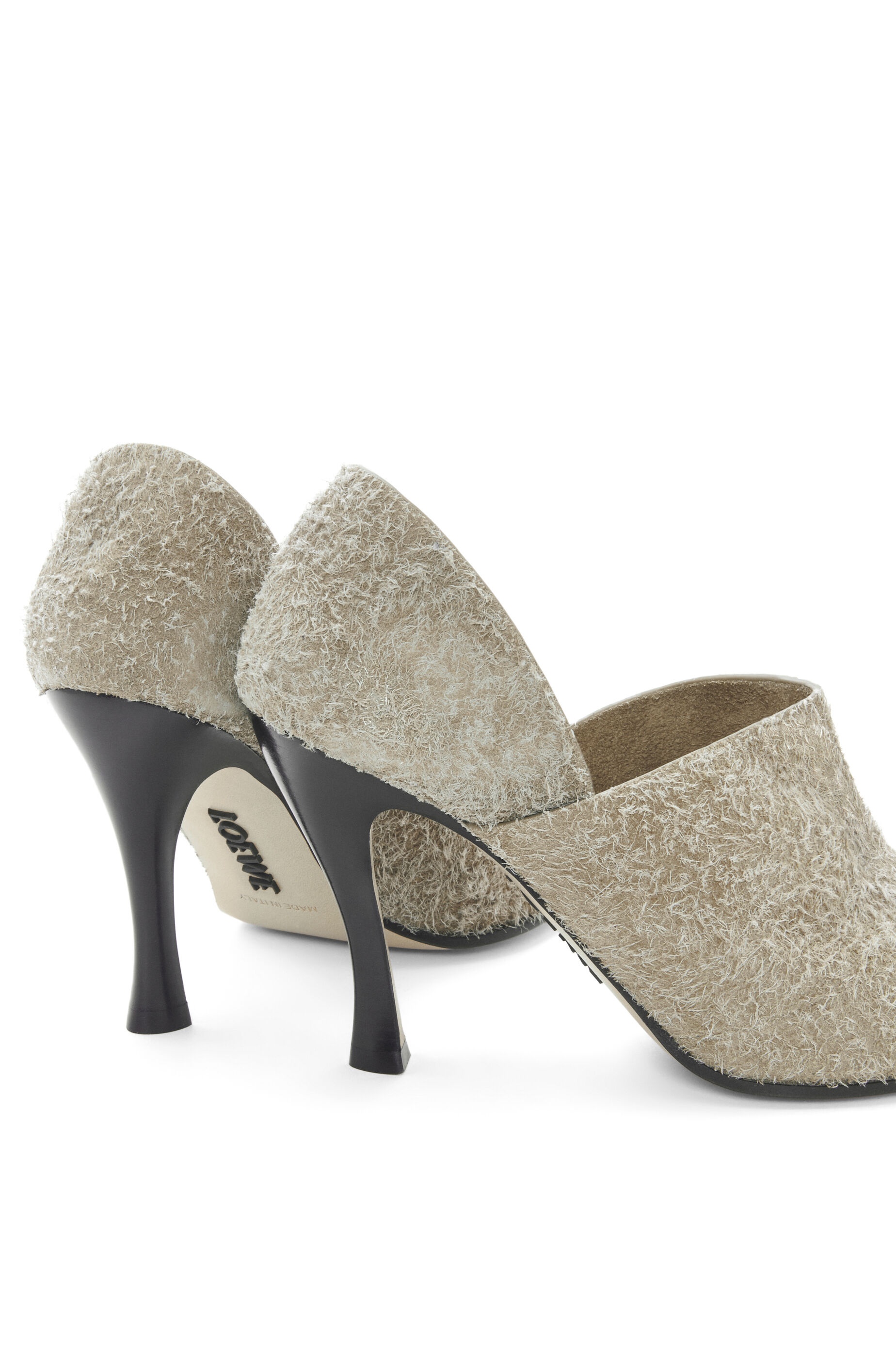 Comic pump in brushed suede - 4