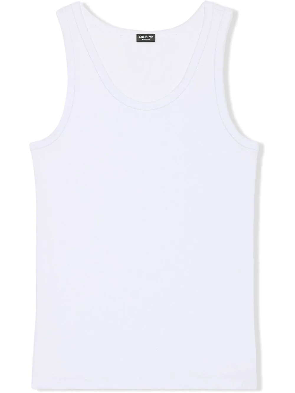 sleeveless jersey tank top - 1