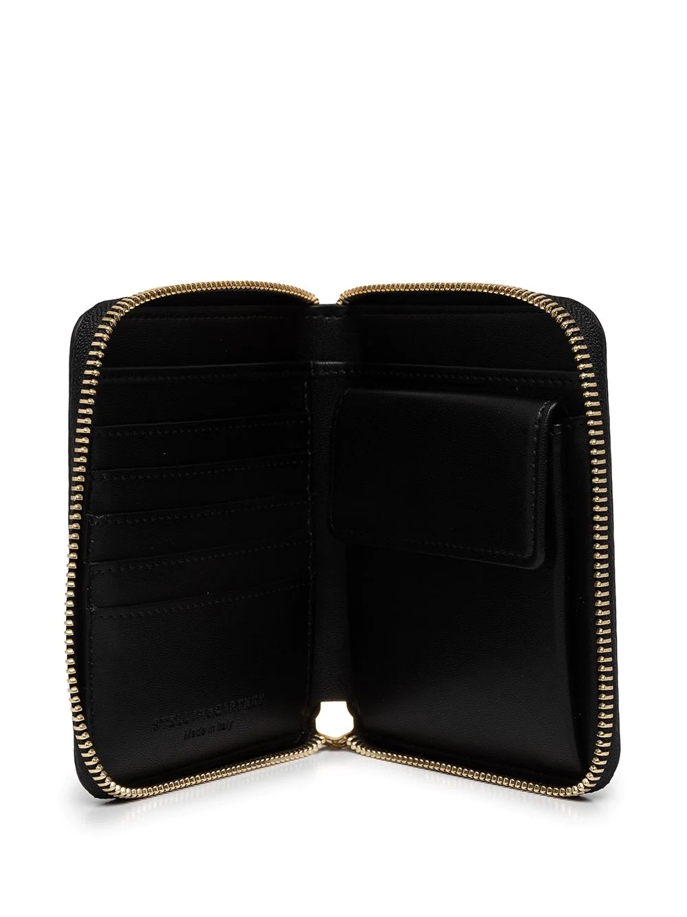 logo-print zip-around wallet - 3