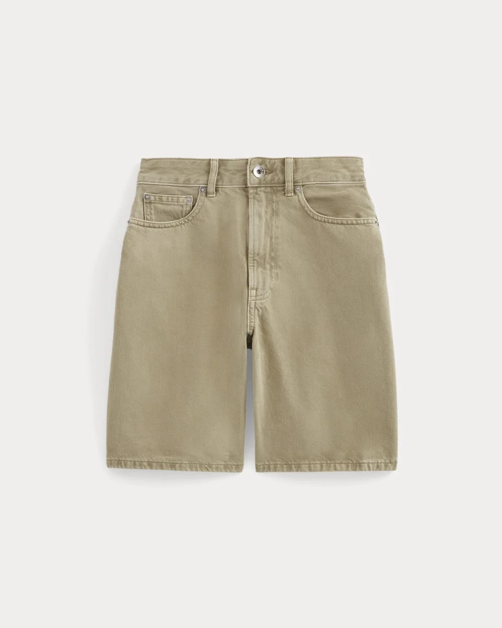 THE LONG A-LINE DENIM SHORT - 1