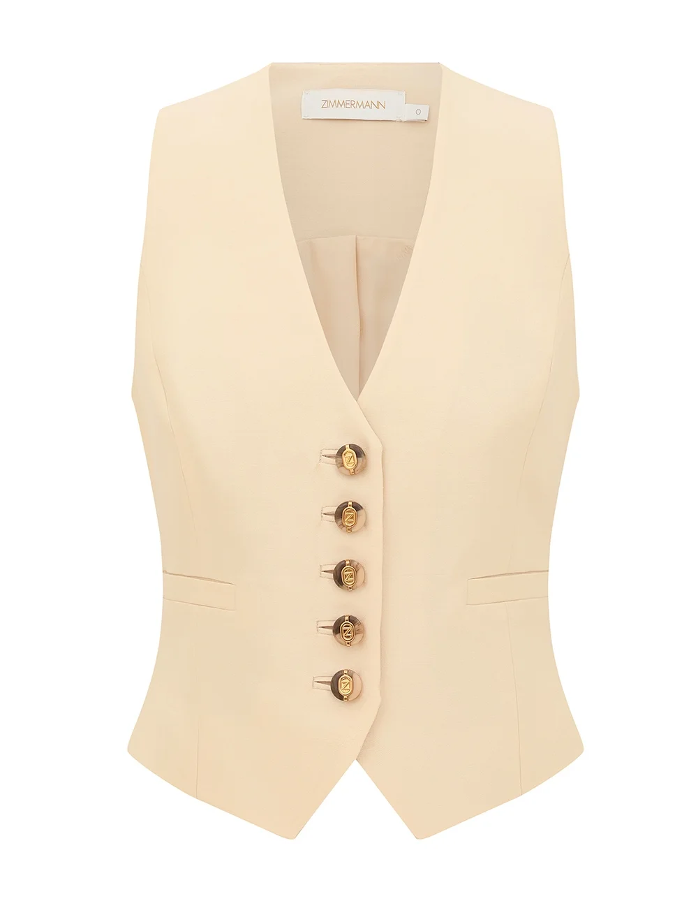 LUNA WOOL SILK WAISTCOAT - 1