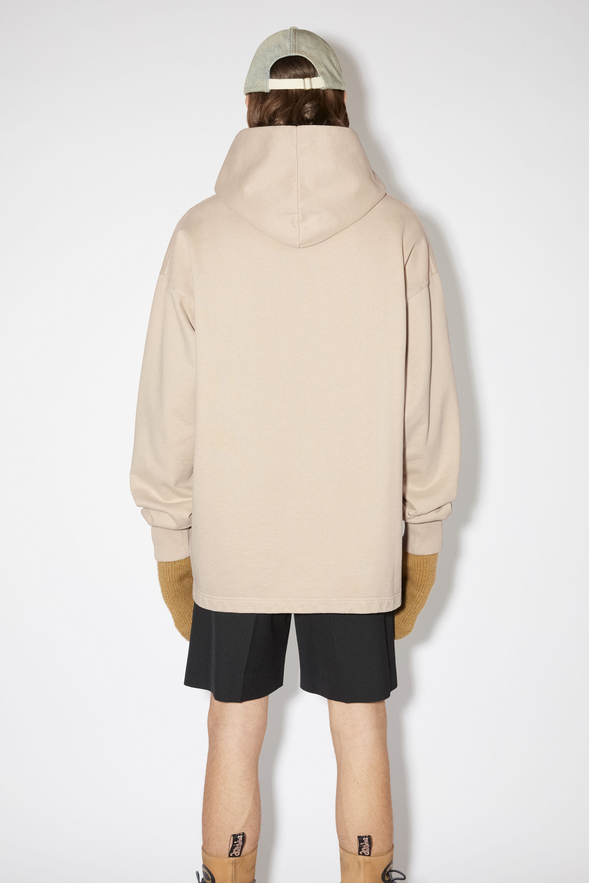 Logo hoodie - Champagne beige - 3