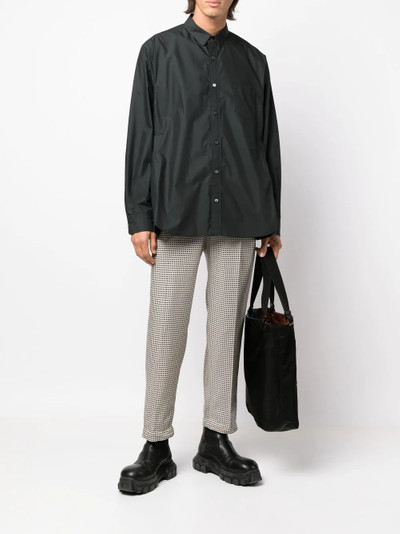 sacai patch-pocket long-sleeve shirt outlook