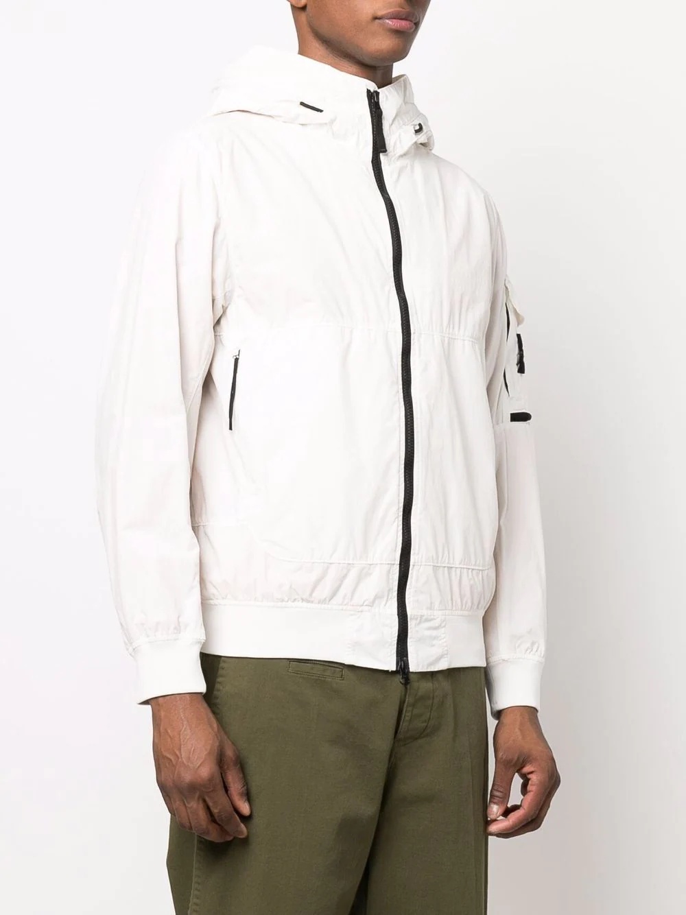 Compass-patch hooded jacket - 3