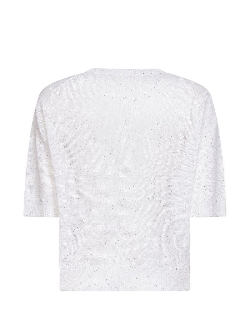 Brunello Cucinelli sequin-embellishment T-shirt outlook
