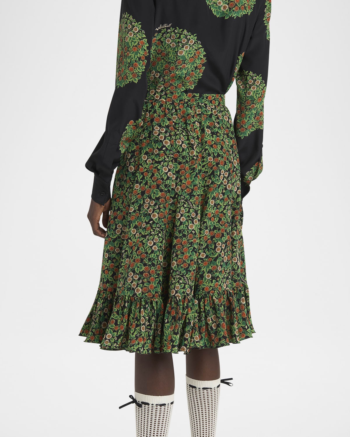 Petales Damour Margherita Ruffle Skirt - 3