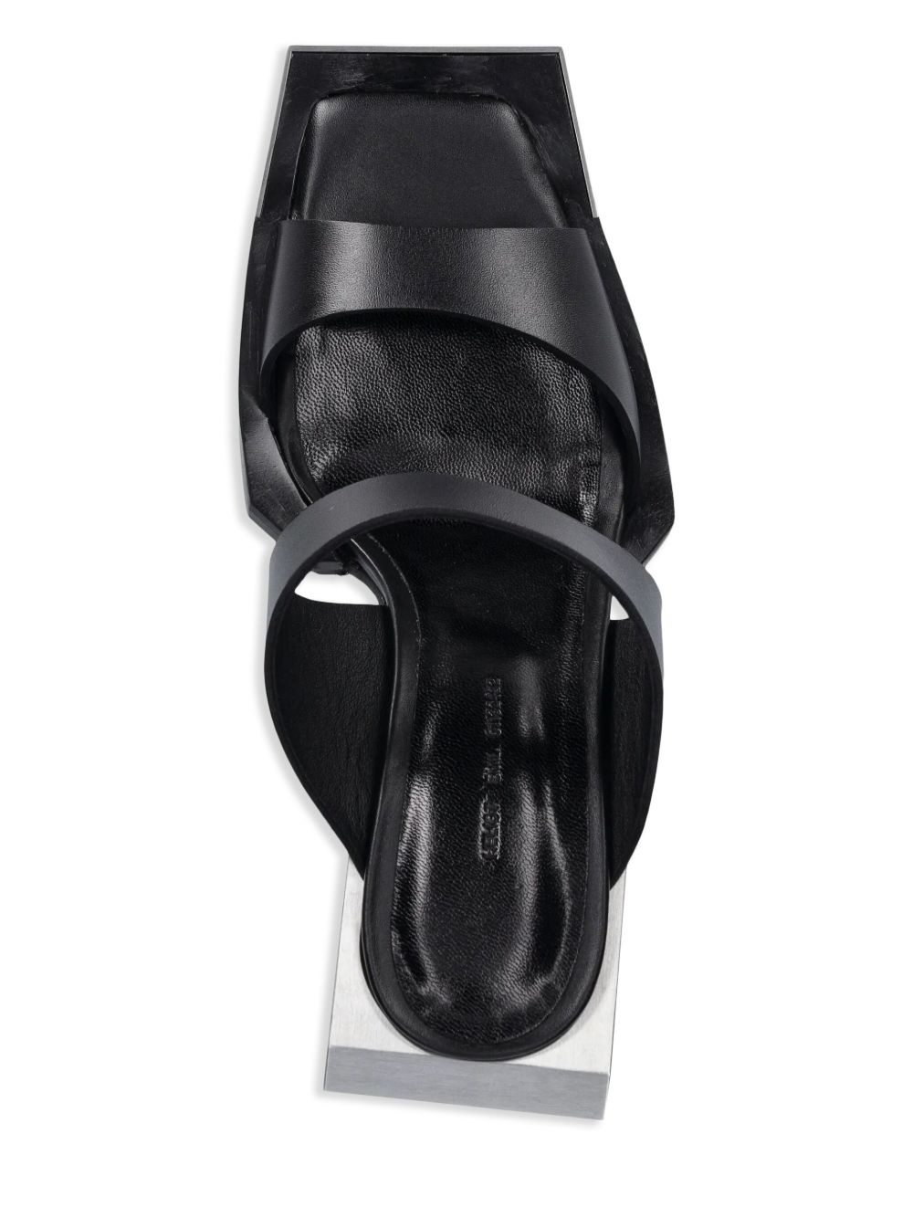 100mm leather mules - 4