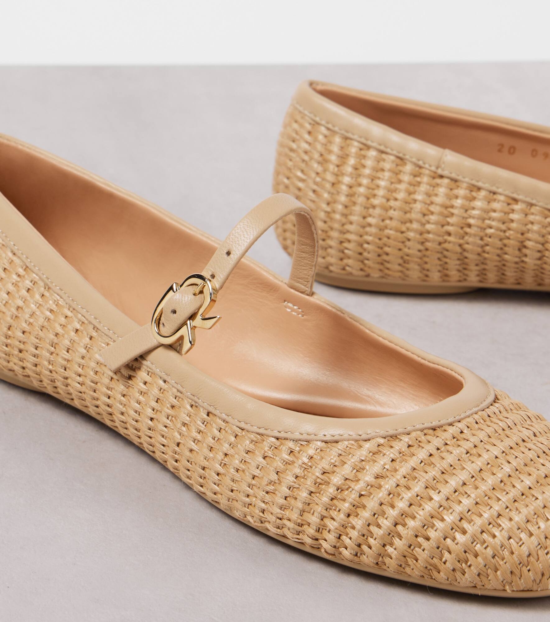 Carla leather-trimmed ballet flats - 5