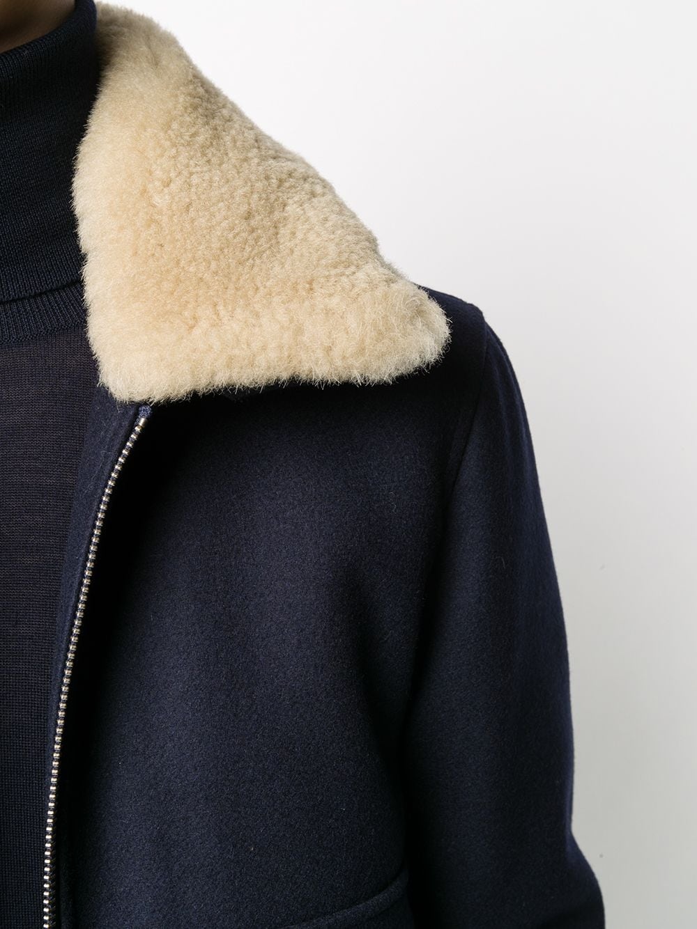 Shearling-trimmed Aviator Jacket - 5