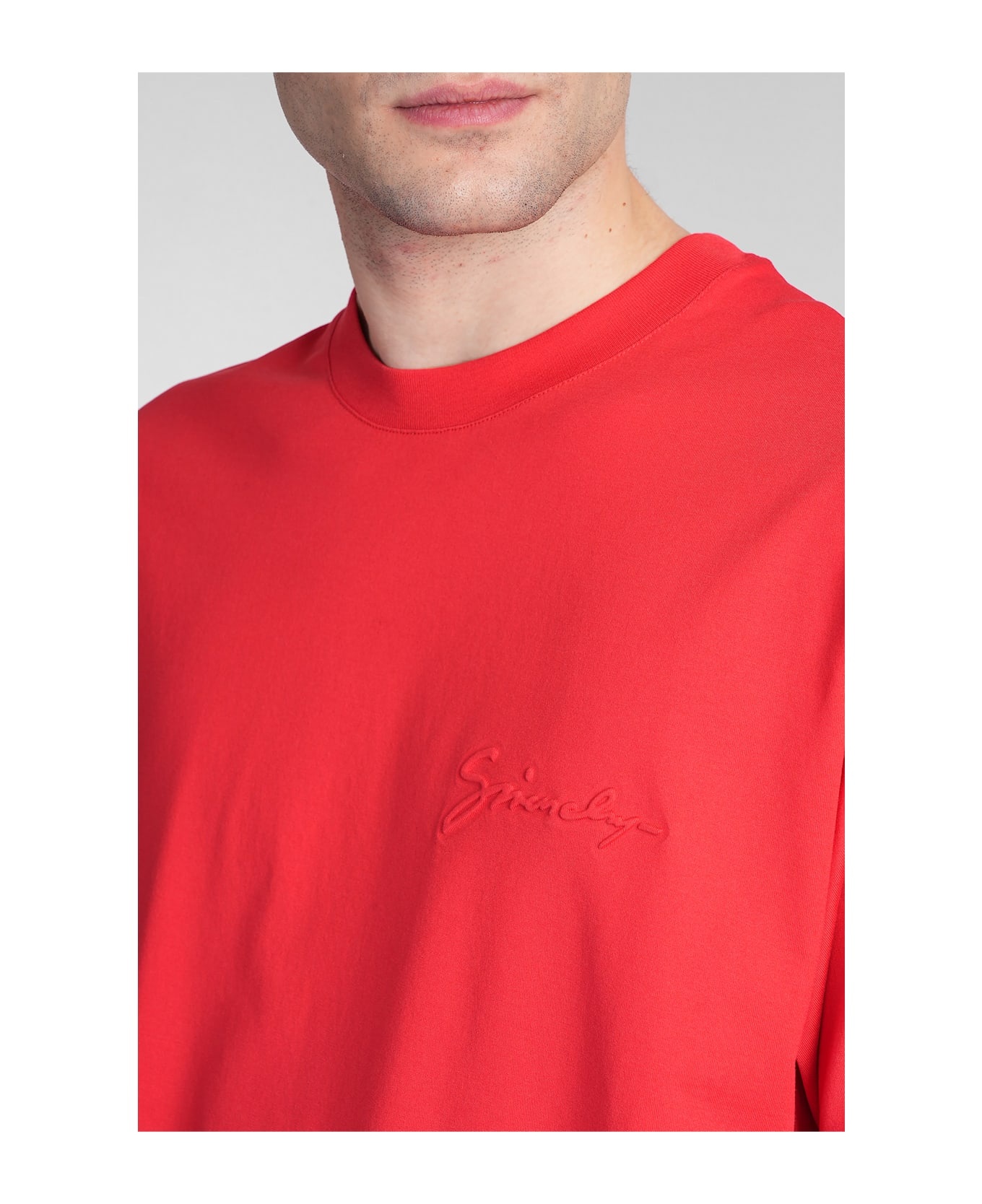 T-shirt In Red Cotton - 5