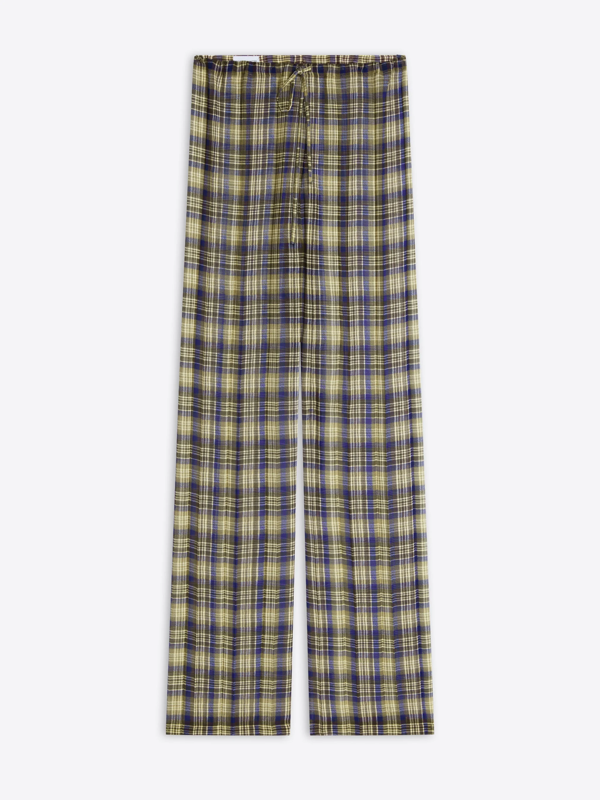 ELASTICATED PLEATED PANTS - 1