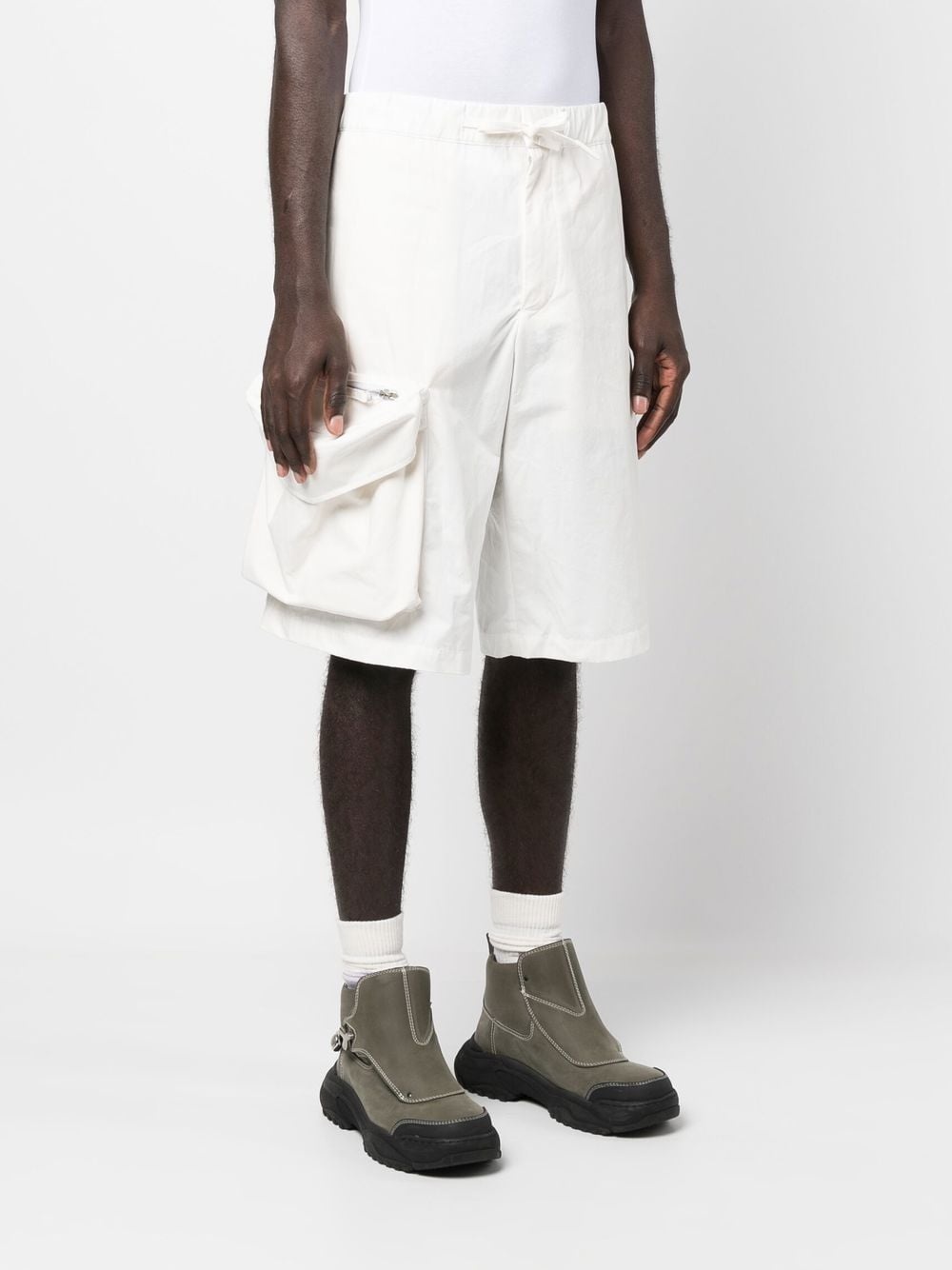 cargo-style cotton shorts - 3